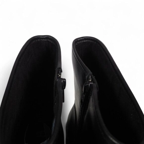 UGG Cityfunc Mid Leather Waterproof Platform Boots Black 1162990 Women's 8 - Picture 10 of 11